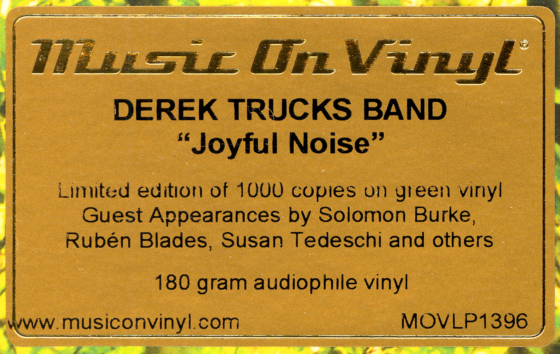 Derek Trucks Wolfs Kompaktkiste 
