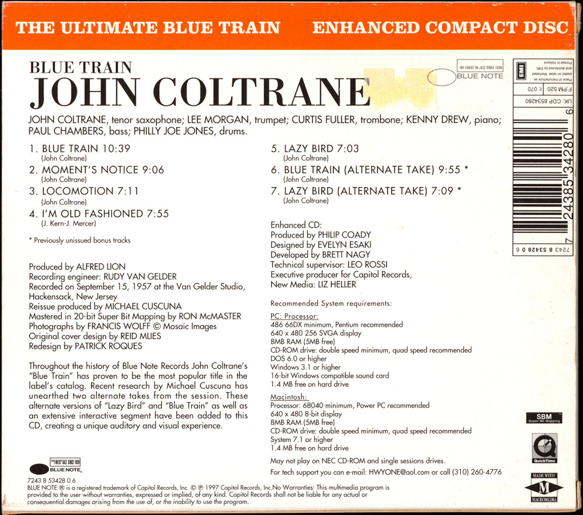 john coltrane (1956+) @ wolf's kompaktkiste